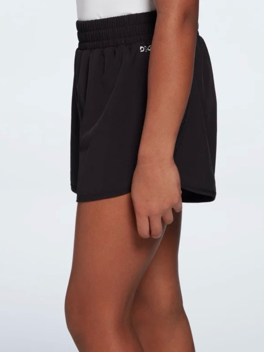 DSG Black Women’s Athletic Shorts with Elastic Waist | Running Short